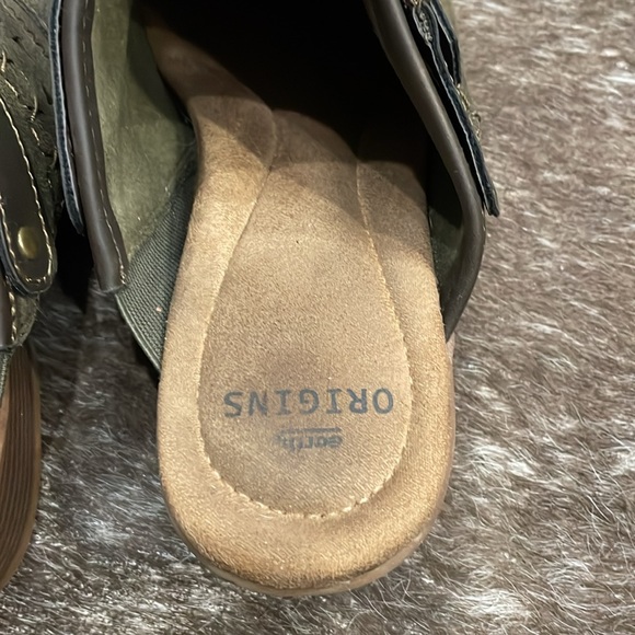 Earth Origins Cady Gray Suede Slip On Shoes Mule Clog  Womens Size 8M - Picture 6 of 8